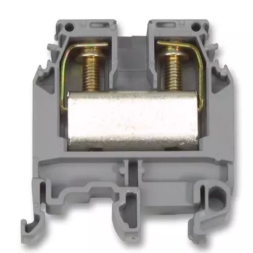 ENTRELEC - TE CONNECTIVITY TERMINAL BLOCK, DIN RAIL, 2POS, 4AWG, 011512914