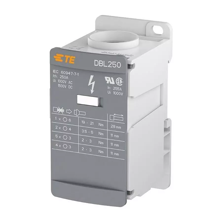 ENTRELEC - TE CONNECTIVITY TB, POWER DISTRIBUTION, 1POLE, 000AWG, 1SNL325010R0000