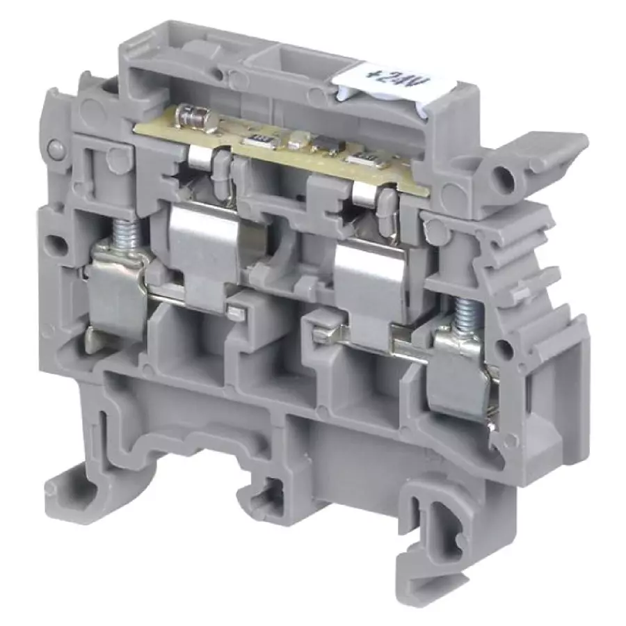 ENTRELEC - TE CONNECTIVITY TERMINAL BLOCK, FUSED, 4POS, 22-12 AWG, 1SNA115663R2300.