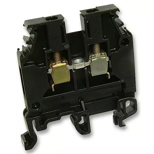 ENTRELEC - TE CONNECTIVITY TERMINAL BLOCK, DIN RAIL, 2POS, 4AWG, 010503114