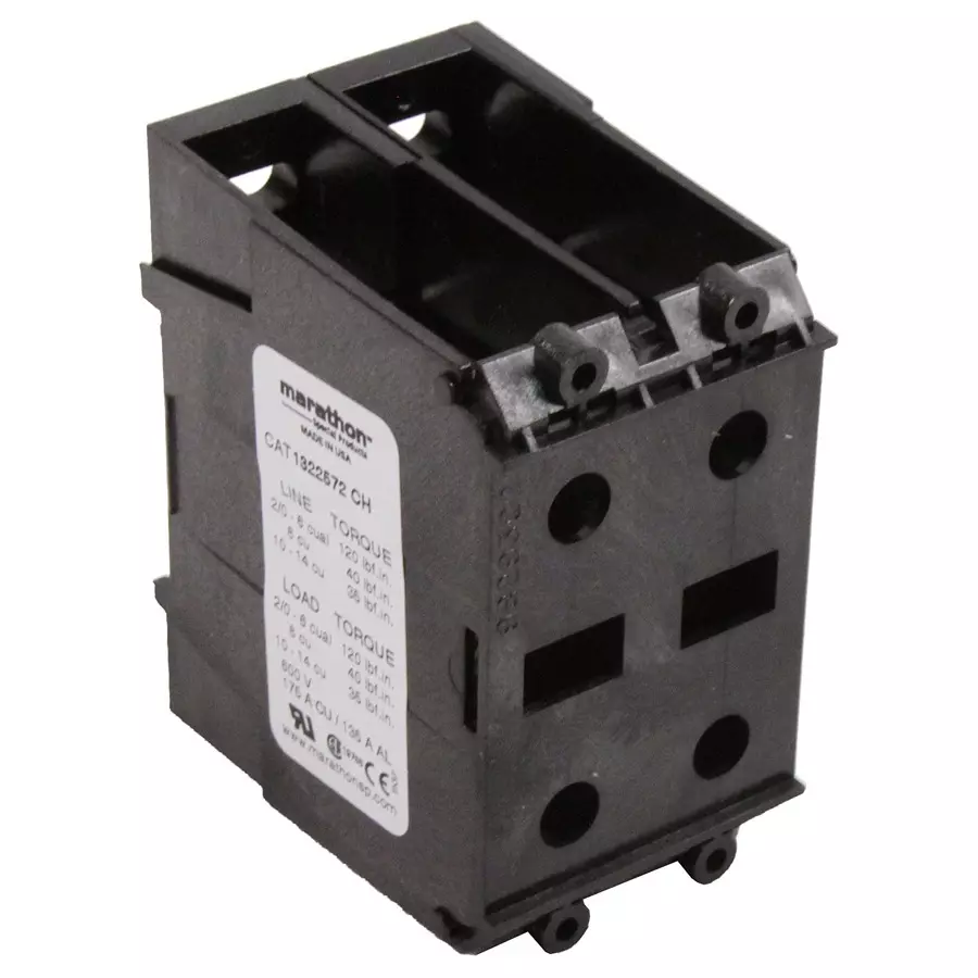 MARATHON SPECIAL PRODUCTS TB, POWER DISTRIBUTION, 2POLE, 00AWG, 1322572CH