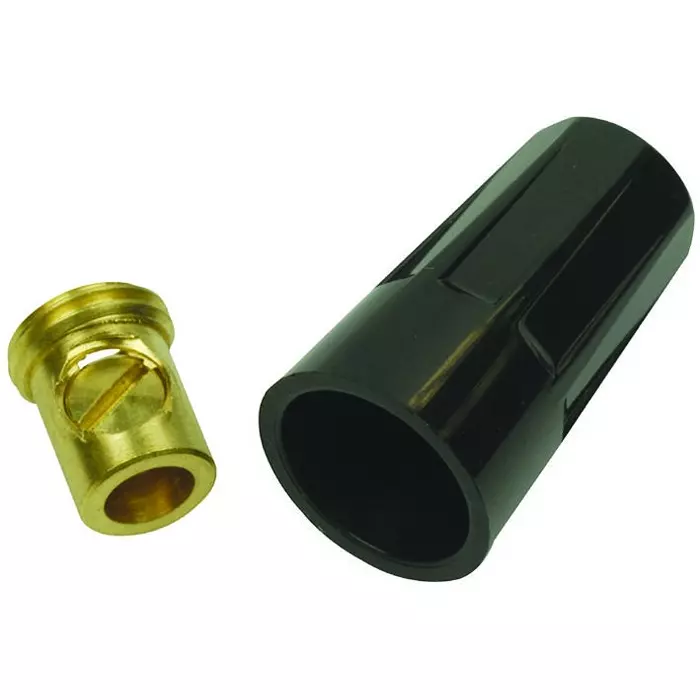IDEAL TERMINAL CLOSED END SPLICE, SCREW, BLACK, 30-211 (Pack of 100)