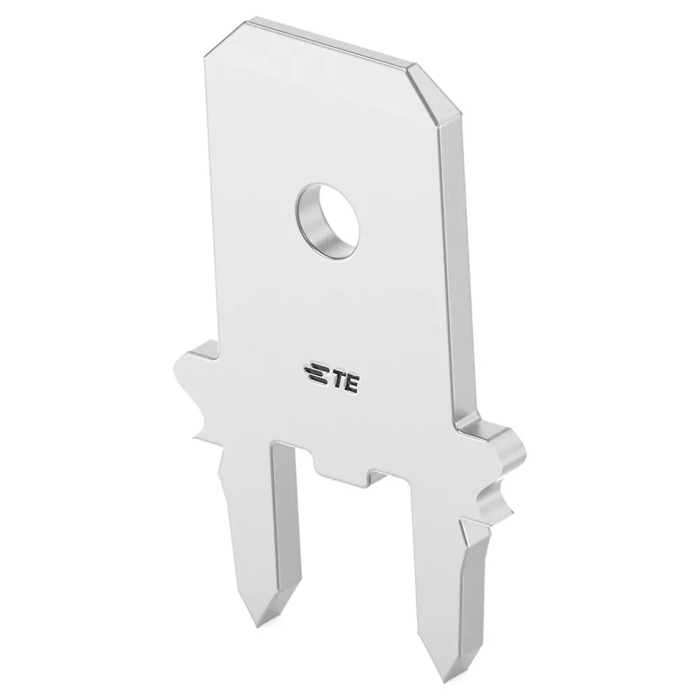 TE CONNECTIVITY Pcb Terminal, 6.35Mm X 0.81Mm, Brass, 2376582-2