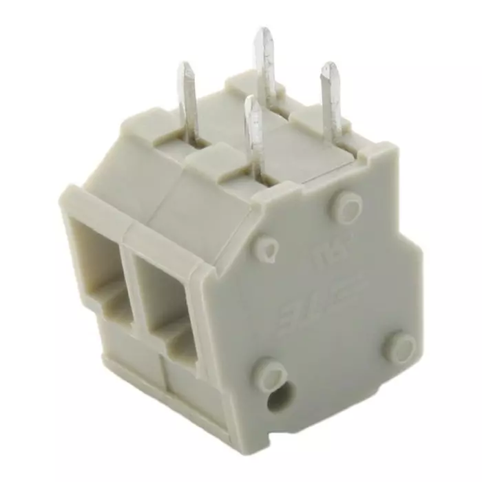 TE CONNECTIVITY Terminal Block, Wire To Board, 2Pos, 28-12Awg, Grey, 2834080-1 (Pack of 10)