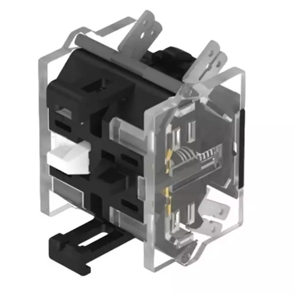 EAO Contact Block Snap In Mount Plug-In, 704.915.5/D