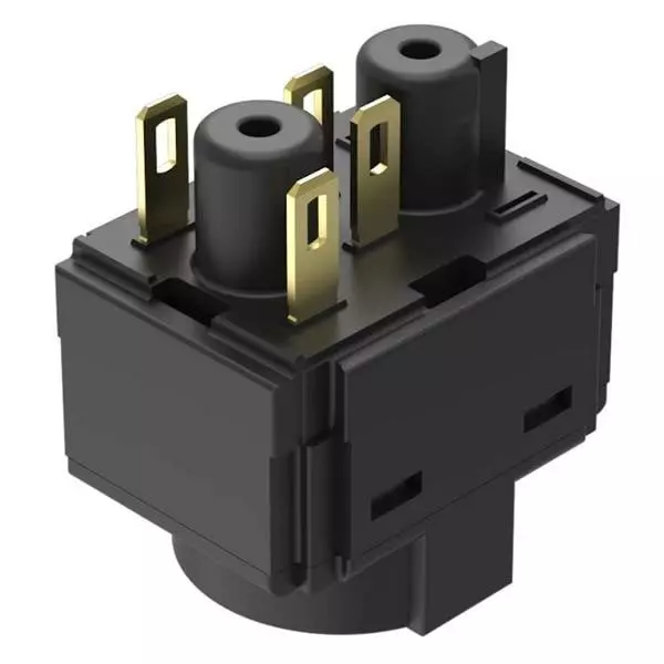 EAO Contact Block Panel Mount Plug-In, 61-8610.37