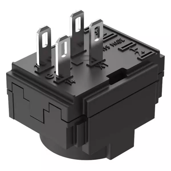 EAO Contact Block Panel Mount Plug-In, 61-8410.12