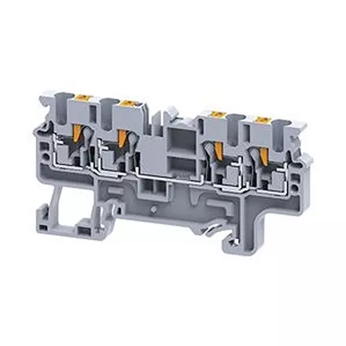 ALTECH Terminal Block, Din Rail, 4Pos, 1K V, 24A, CP2.5/4