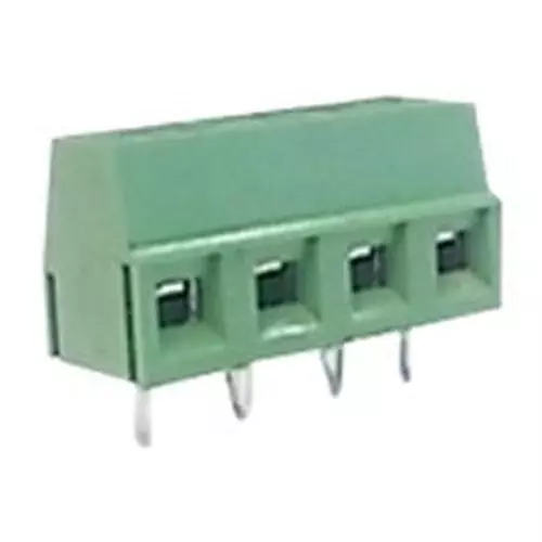 CAMDENBOSS Terminal Block, Wire To Brd, 4Pos, 12Awg, CTB0502/4 (Pack of 10)