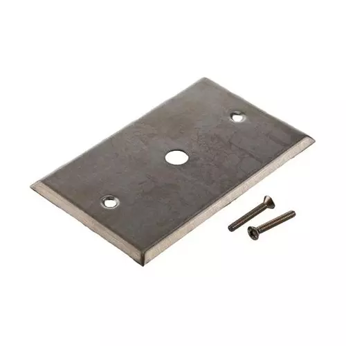 L-COM Wall Plate, Ss, 0.395" Dia/Circular Open, Lc-Wpsscx-01