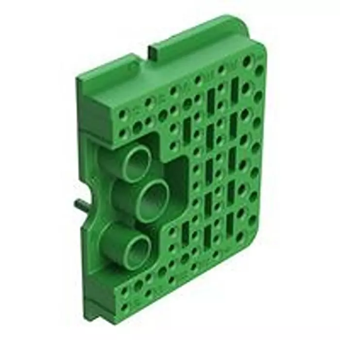 AMPHENOL SINE/TUCHEL Wedgelock, Left, 51 Pos, Green, Awb-51Scl