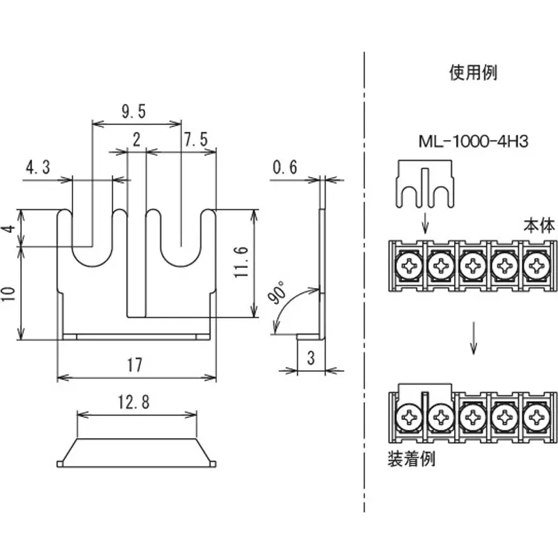 sato-parts-jumper-fittings-2-pole-for-ml-260-m4-ml-1000-4h3