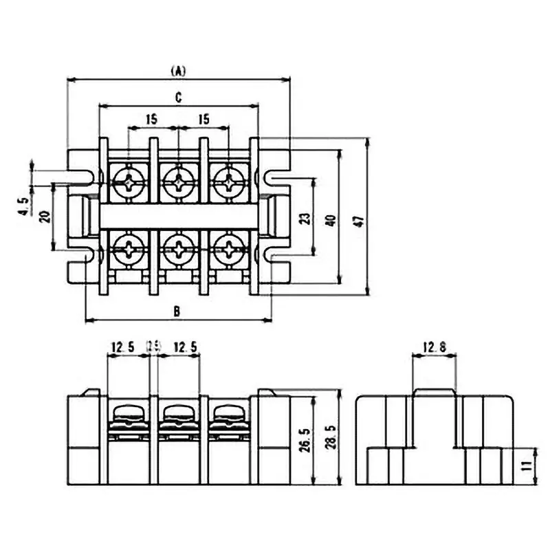 sato-parts-terminal-block-relay-2-row-ml-900-5-pole-100-m-or-more-dc500v-ml-900-5p