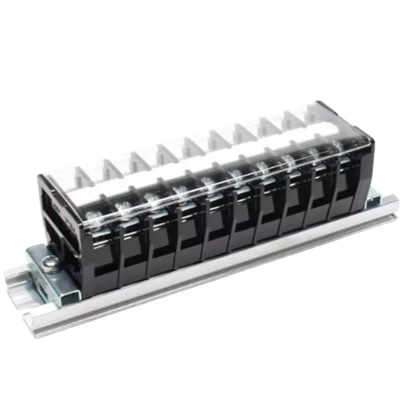 Toyo Giken Assembly Terminal Block Screw Up 1 Stage 10 mm Spacing C Type 20 mm Rail 69 Pole, ATL-15L-69P