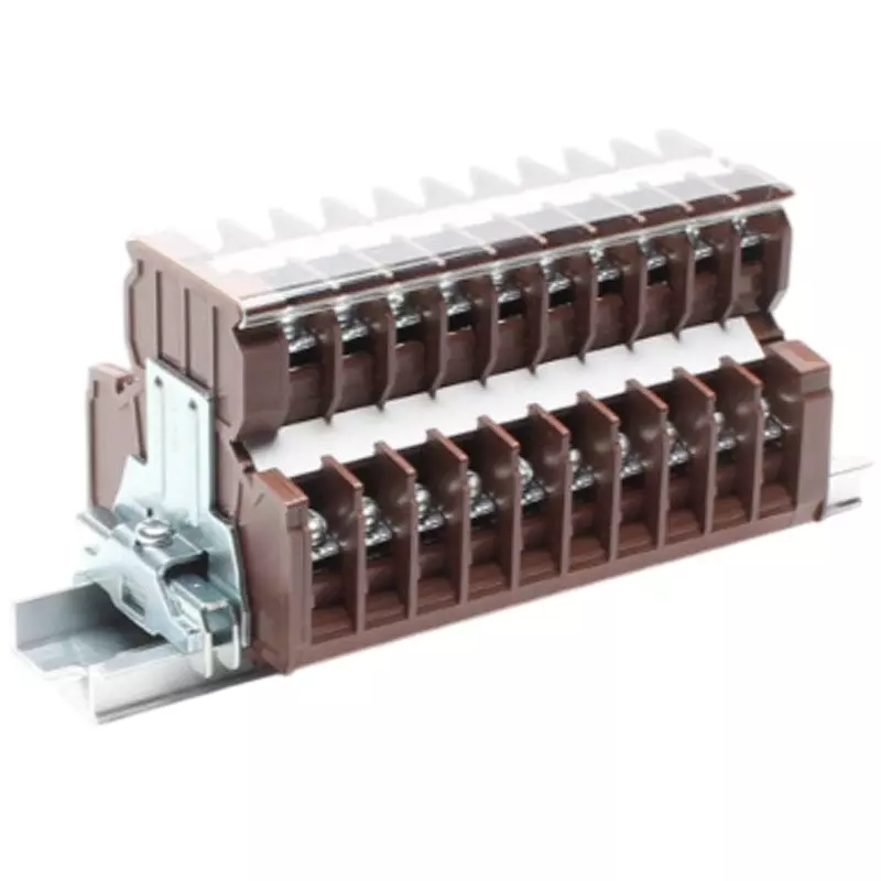 Toyo Giken Assembly Terminal Block Screw Up 10 mm Spacing DIN35 mm M4 Screw, PUWL-30AG-55U