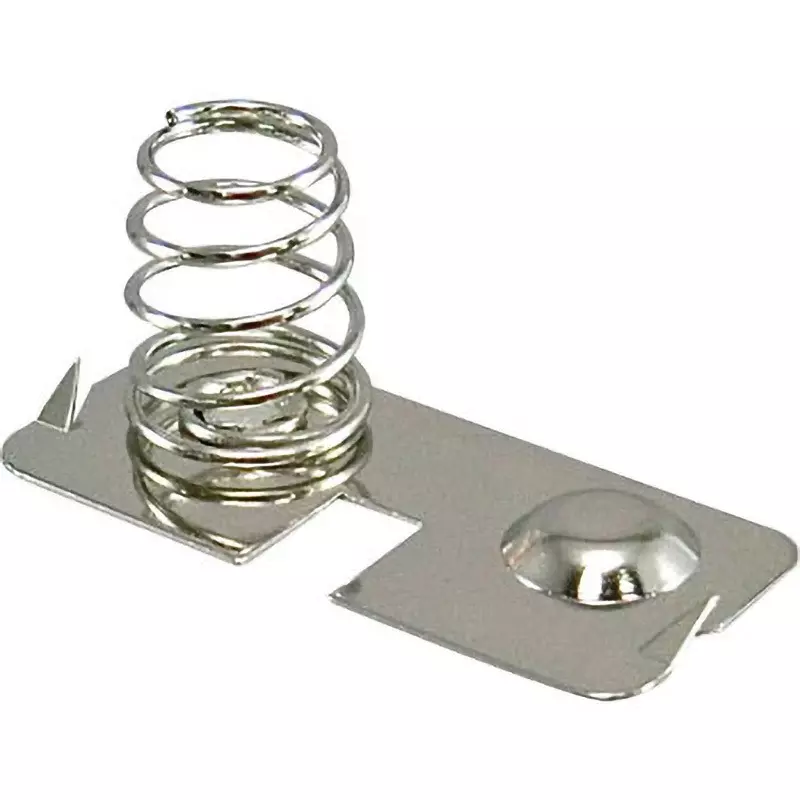 TAKACHI Battery Spring Terminal Iron wire Spring Material Brass Material, IT-3WM (Pack of 10)