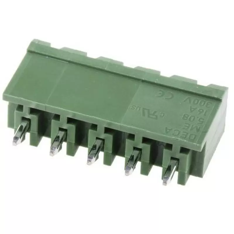 RS PRO Terminal Block Through Hole Mounting 300 V Rated Voltage, 790-0966 (Pack of 5)