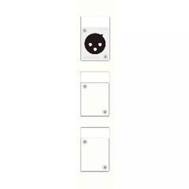 Canare Electric Terminal Board Plate XLR White, CSW-TP3-3X2S-W