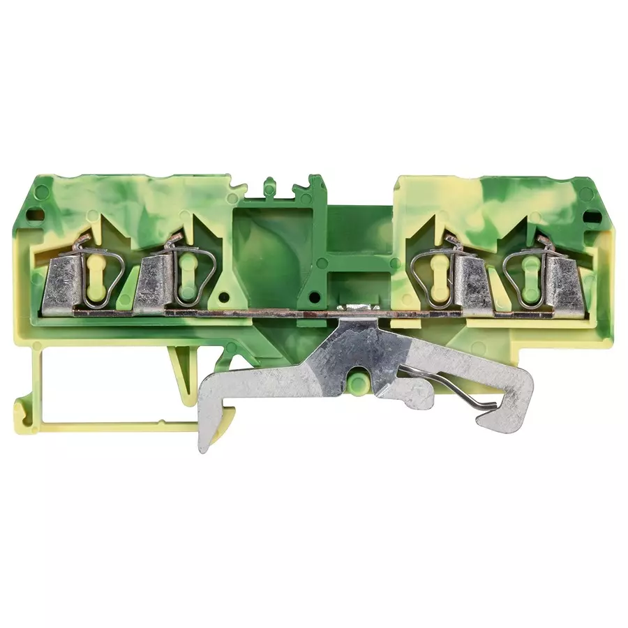 Wago TERMINAL BLOCK, DIN RAIL, 4POS, 12AWG, 280-837