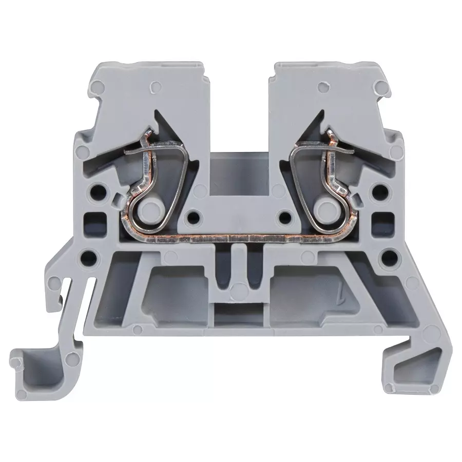 Wago TERMINAL BLOCK, DIN RAIL, 2POS, 14AWG, 870-901