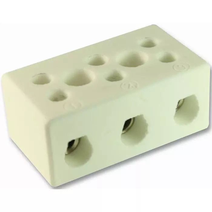 CAMDENBOSS High Temp Connection Block, 3Pos, 76A, CHTB16/3N