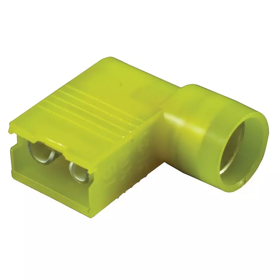 MOLEX Quick Disconnect Crimp Terminals FEMALE DISCONNECT, 6.35MM, 12-10AWG, YEL 19006-0019 (Pack of 5)