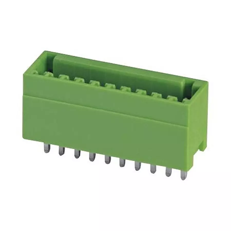 Phoenix Contact Pluggable Terminal Block Headers & Sockets TERMINAL BLOCK, HEADER, 12POS, TH, 1881655