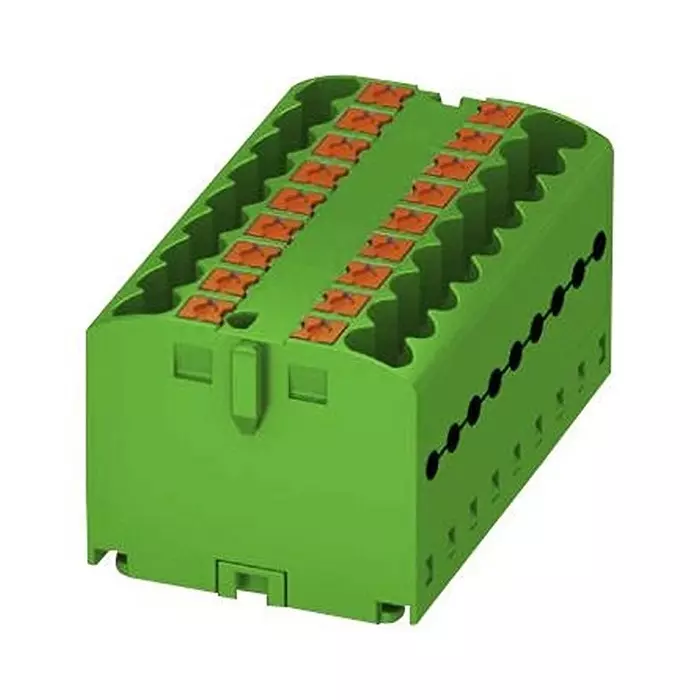 Phoenix Contact Power Distribution Blocks TB, POWER DISTRIBUTION, 12POLE, 12 AWG, 3273294