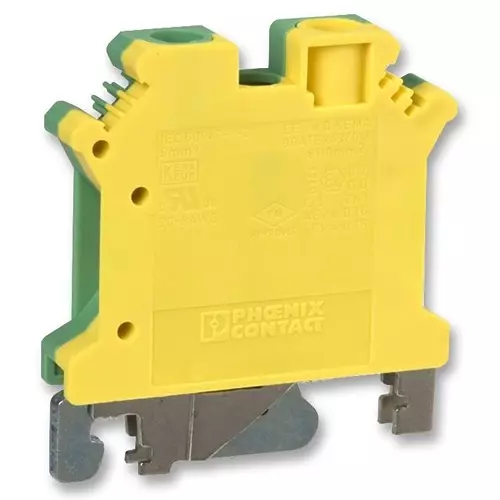 Phoenix Contact DIN Rail Terminal Blocks TERMINAL BLOCK, DIN RAIL, 2POS, 12AWG, 0442079