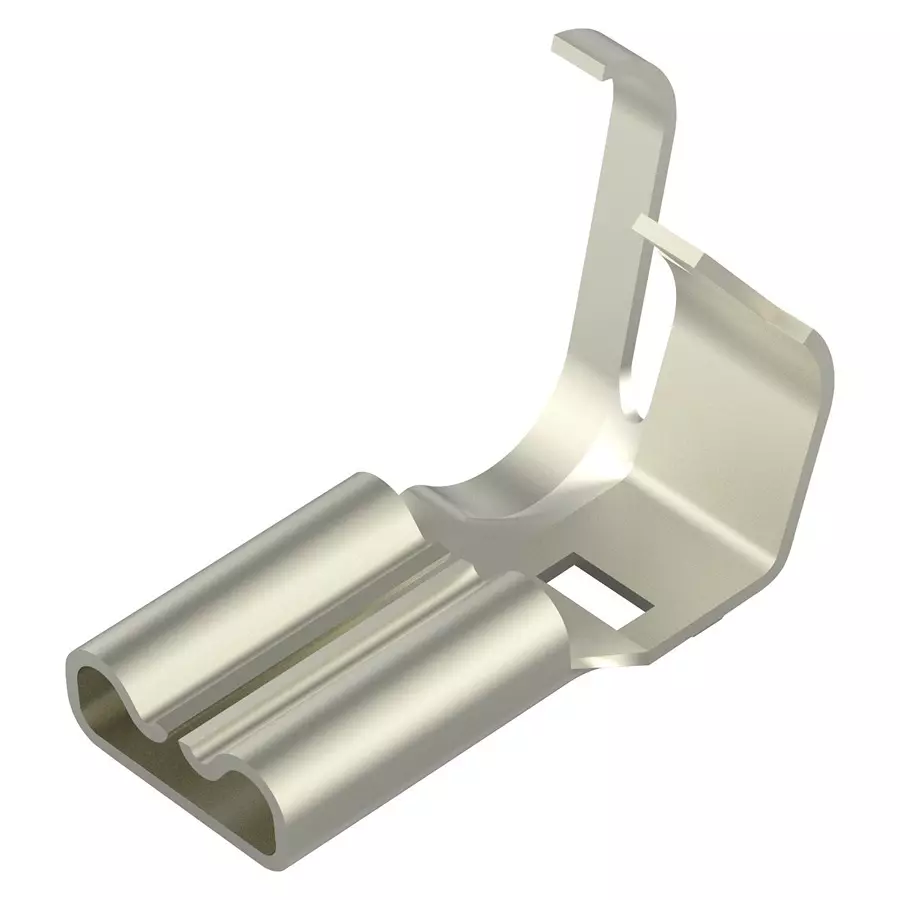 AMP - TE CONNECTIVITY FEMALE FLAG DISCONNECT, 0.187", 20-16AWG, 2238200-3 (Pack 100)