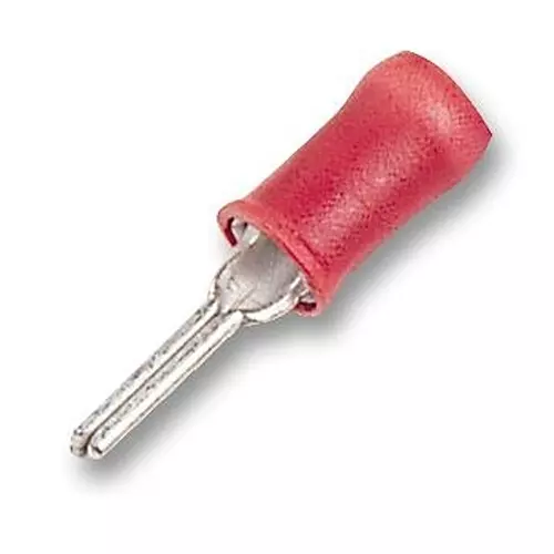 AMP - TE CONNECTIVITY CRIMP TERMINAL, PIN, RED, 165142 (Pack 10)