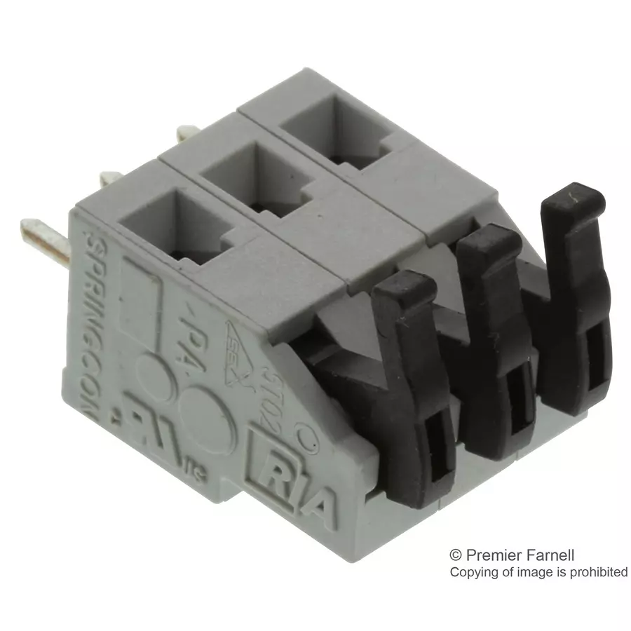 METZ CONNECT TERMINAL BLOCK, WIRE TO BRD, 3POS, 14AWG, AST0250304