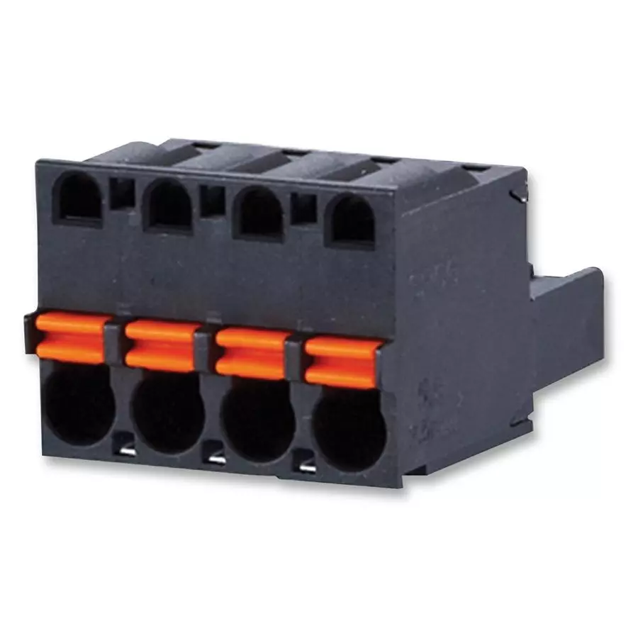 METZ CONNECT TERMINAL BLOCK, PLUGGABLE, 5POS, 12AWG, SP06505VBNC