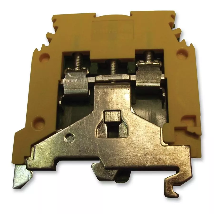 ENTRELEC - TE CONNECTIVITY TERMINAL BLOCK, DIN RAIL, 2POS, 6AWG, 016548827