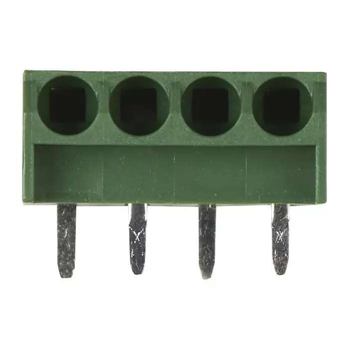 TE CONNECTIVITY Terminal Block, Wire To Board, 2Pos, 20-16Awg, Green, 1-2834019-2.