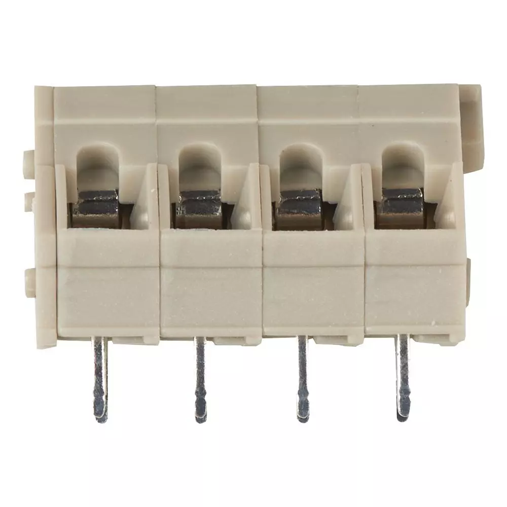 TE CONNECTIVITY Terminal Block, Wire To Board, 2Pos, 28-14Awg, Grey, 2834078-1.