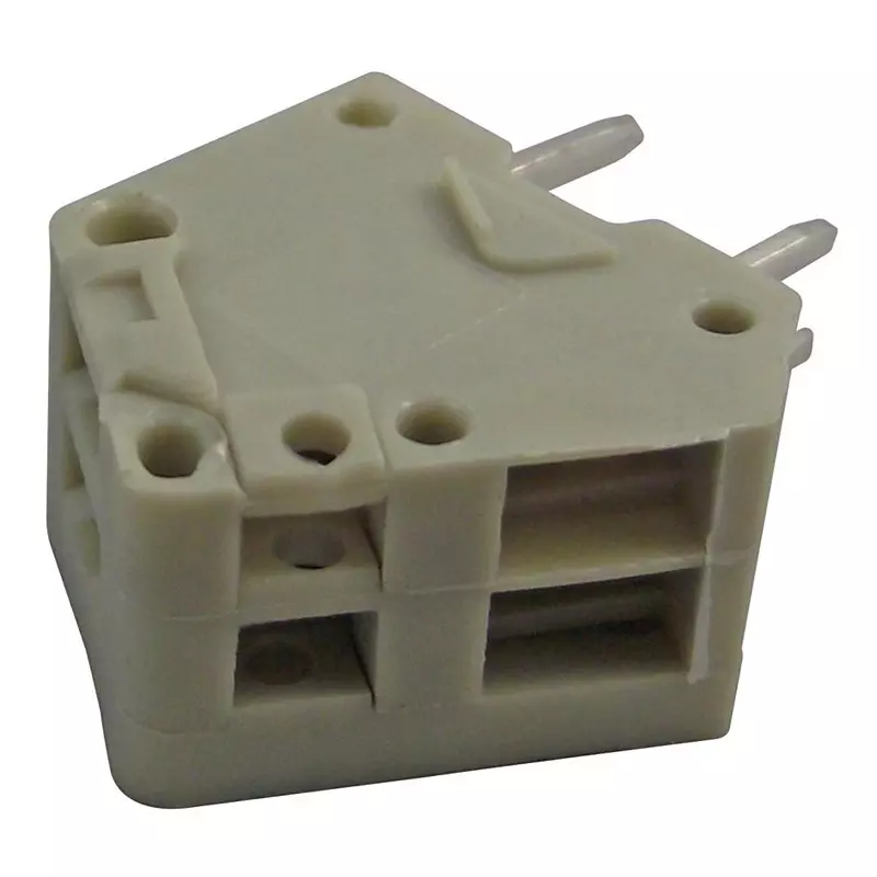 TE CONNECTIVITY Terminal Block, Wire To Board, 2Pos, 28-20Awg, Grey, 2834085-1.