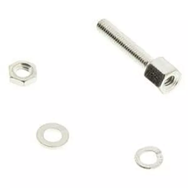 AMPHENOL COMMUNICATIONS SOLUTIONS Screw Lock W/Washer & Nut, Steel, L17D204182Sm3Ex
