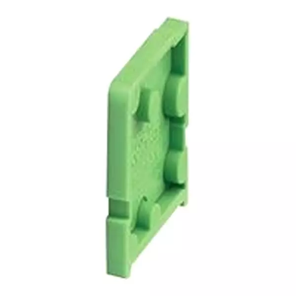 PHOENIX CONTACT End Cover, Pcb Tb, 2.5Mm, Green, 1700011 (Pack of 10)