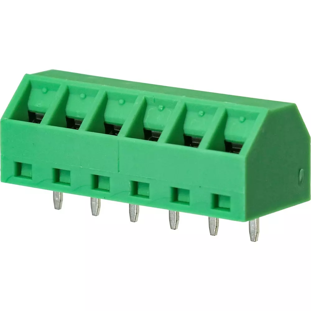 Omron PCB Terminal Block Inclined 6-Pole, XW4E-06C1-S1