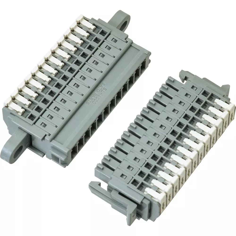 Buy Sato Parts Screwless Terminal Block 12 Pole 100 mΩ or more (DC500 V ...