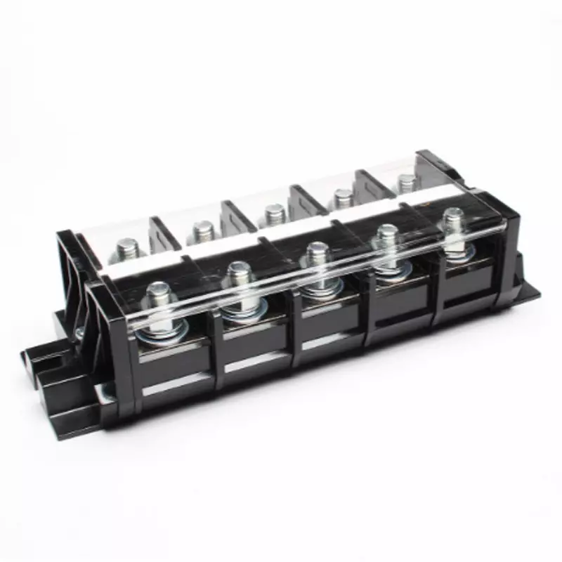 Toyo Giken Assembly Terminal Block Self-Up 1 Stage 28 mm Spacing Direct Attachment 4 Pole, CTKC-150ST-4P