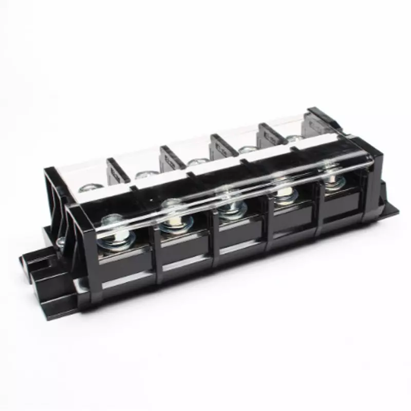 Toyo Giken Assembly Terminal Block Self-Up 1 Stage 28 mm Spacing Direct Attachment 2 Pole, CTKC-150-2P