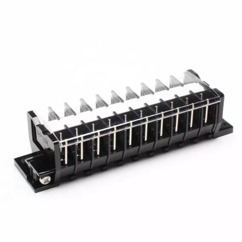 Toyo Giken Assembly Terminal Block Self-Up 1 Stage 8 mm Spacing Direct Attachment 21 Pole, CTK-15R-21P