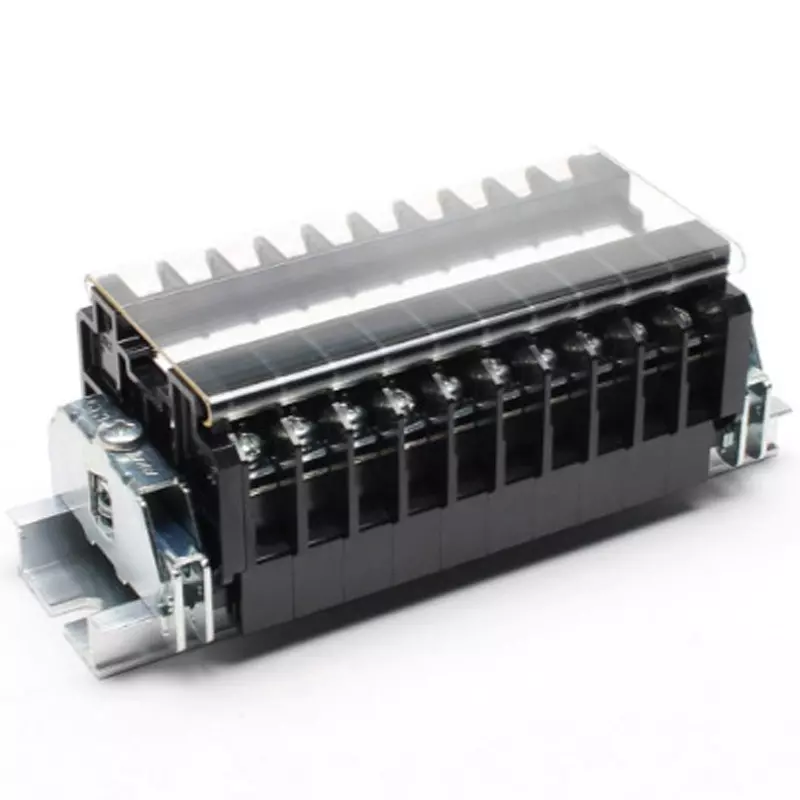Toyo Giken Assembly Terminal Block Screw Up 1 Stage 7 mm Spacing DIN35 mm 52 Pole, JTL-10-52P