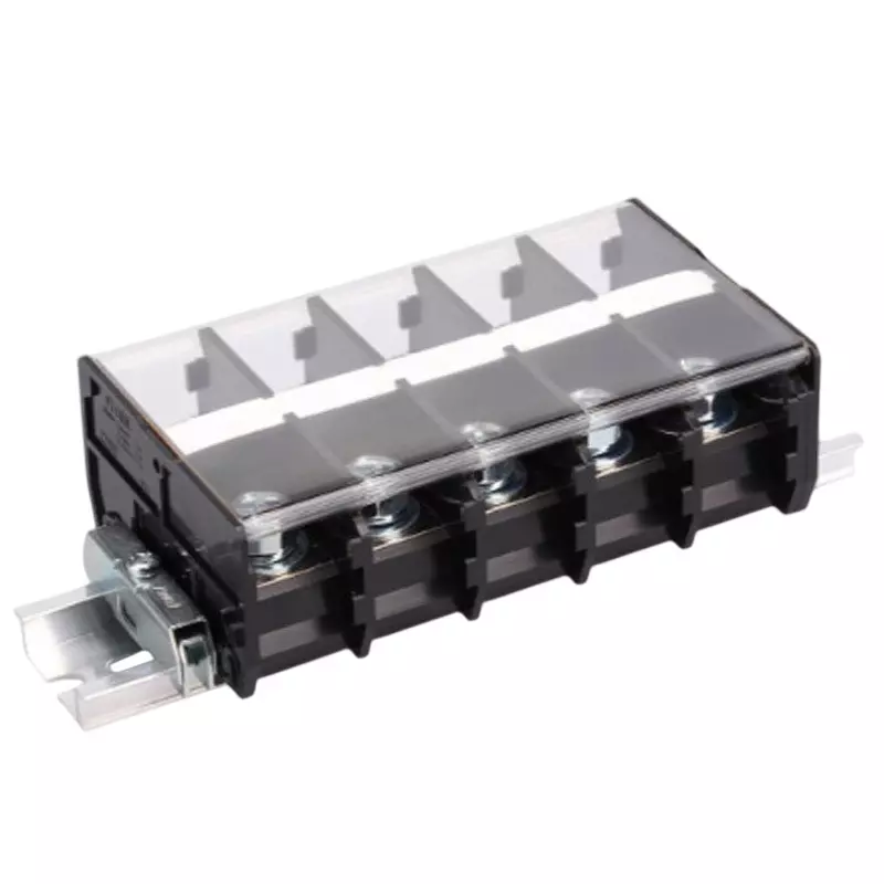 Toyo Giken Assembly Terminal Block Self-Up 1 Stage 24.5 mm Spacing DIN35 mm 30 Pole, PTL-100-30P