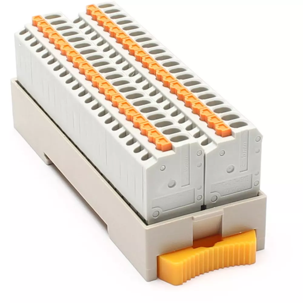 Toyo Giken Common Terminal Block PCXV-COM Series 125 V AC/DC 10 A Over 100 mΩ, PCXV-COM40N