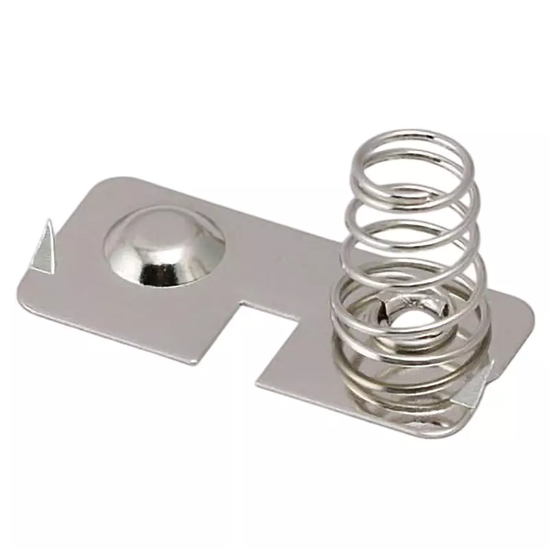 TAKACHI Battery Spring Terminal Iron wire Spring Material Brass Material, IT-3WP (Pack of 10)
