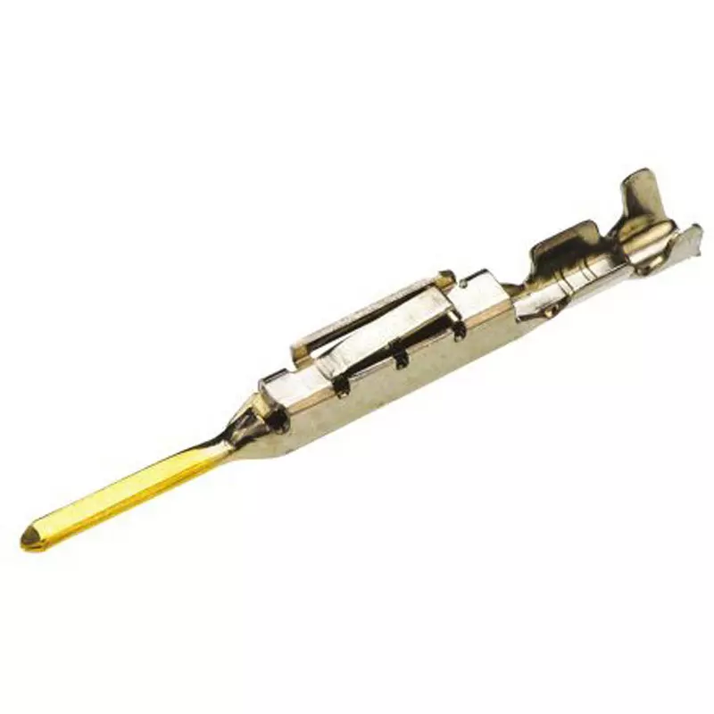 TE CONNECTIVITY Crimp Terminal Male Crimping Connection, 1318112-1 (Pack of 15000)