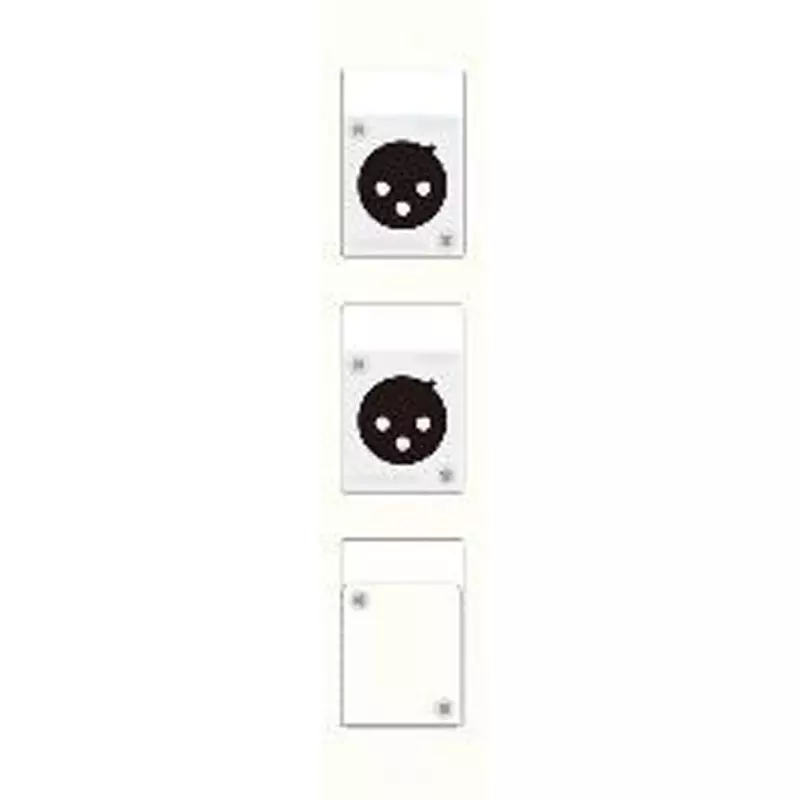 Canare Electric Terminal Board Plate XLR White, CSW-TP3-3X2W-W